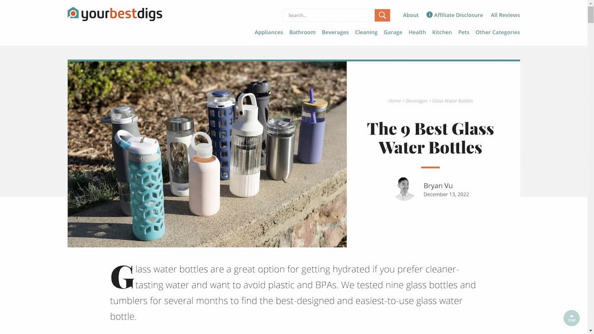 Your Best Digs website homepage